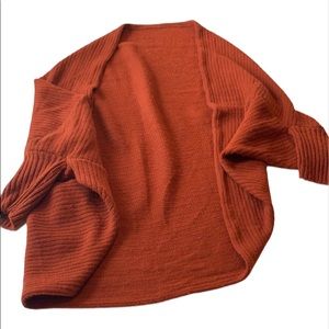 Banana Republic Burnt Orange Boho Shrug